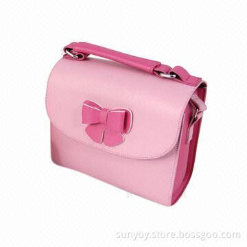 Synthetic Leather Camera Bag for Polaroid Micro SLR Camera, with Shoulder Belt and Handle